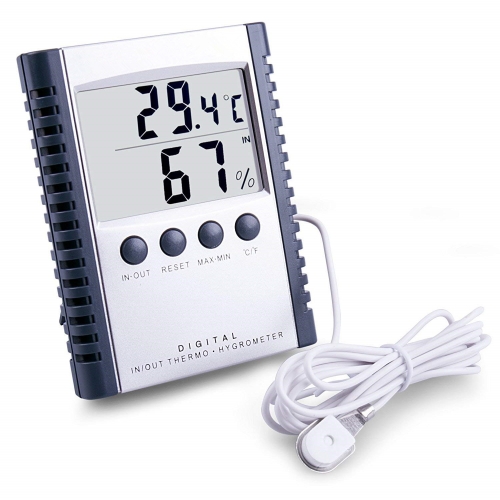 THERMOMETER AND HYGROMETER WITH PROBE